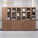 宁邱络阁（NICHLORT）柜子储物柜文件柜资料柜档案柜办公室文件柜木质带锁落地式保密柜 6门文件柜