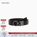 Calvin Klein Jeans男士商务休闲双面用ck字母金属扣孔腰带节日礼物HC0593