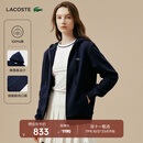 LACOSTE法国鳄鱼女装25秋季新款休闲宽松拉链卫衣外套|SF5256 166/藏青色 M 38