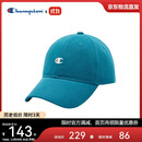 Champion美国冠军鸭舌帽男女 简约休闲防晒时尚棒球帽 24FWA02 湖蓝 均码 