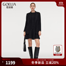 歌莉娅西装套装女2025新款秋季通勤穿搭大方得体两件套1EDJAC330 50B灰黑色 S