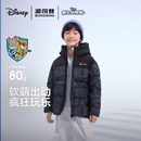 波司登25羽绒服儿童5A抗菌短款加厚防寒新年红亲子连帽外套