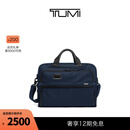 TUMI/途明 Alpha 男士公文包时尚经典商务通勤手提公文包 海军蓝 中包