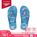 速比涛（Speedo）拖鞋柔性EVA防滑防臭人字拖拖鞋2024新款 户外休闲沙滩凉拖夹趾拖 蓝色(男款) 7
