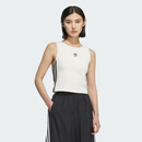 阿迪达斯（adidas）三叶草系列 女 3S PAD TANK 常规版背心 KB6418 乳白色 S