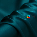 【闪电发货】重磅香云纱旗袍布料 布料桑蚕丝   6A级重磅30姆米素绉缎布料重缎服装礼服旗袍面料厚 青色 54#深蟹青0.1米价