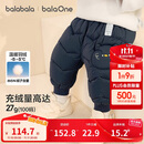 巴拉巴拉童装宝宝羽绒裤男童女童高腰护肚保暖裤厚2025冬长裤209425108207