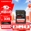闪迪（SanDisk）256GB SD内存卡 4K V30 U3 C10 相机存储卡 读速200MB/s 写速140MB/s 微单/单反相机内存卡