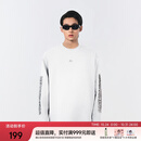美力城【檀健次同款】女士卫衣春秋时尚百搭简约情侣款男士套头运动上衣 白色 M
