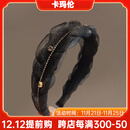 卡玛伦（KAMALUN）2025发卡气质轻奢感头箍女百搭设计感精致显脸小发箍压发洗脸发饰 气质头箍+礼盒