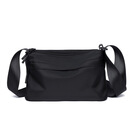 【大牌代工清仓】斜挎包包男女挎包防水防刮耐磨简约百搭随身小包 武士黑