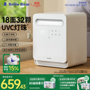 小白熊SnowBear消毒柜婴儿 奶瓶消毒烘干一体机紫外线32颗灯珠负离子25L-2027MAX