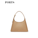 PORTS宝姿秋冬新品女包牛皮手拎包LD9A1939MAJUC012 卡布奇诺