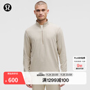 lululemon丨Soft Jersey 男士半拉链针织衫芯吸 LM3ES1S 杂色橡木棕/杂色浅象牙白 M