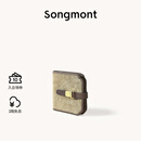 Songmont山下有松山行钱包设计师款皮夹短款卡包夹礼物男女零钱包 沙驼棕 预售16天