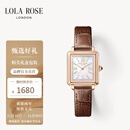 LOLA ROSE罗拉玫瑰小棕表母贝表盘手表女士手表女士节日礼物