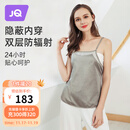 婧麒（JOYNCLEON）防辐射孕妇装吊带内穿银纤维肚兜防护衣服上班族 银灰色XL JY0033