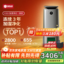 352【旗舰爆款】无雾加湿器空气净化器加湿净化一体机家用客厅卧室大面积除甲醛鼻炎国家补贴 H301