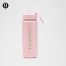 lululemon丨Back to Life 运动水瓶 530ml *带吸管 LU9BQPS 喜悦粉 O/S