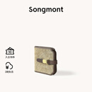 Songmont山下有松山行钱包设计师款皮夹短款卡包夹礼物男女零钱包 沙驼棕 预售16天