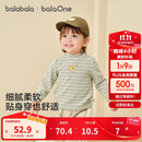 巴拉巴拉balaOne宝宝打底衫男童女童装2025冬季半高领t恤婴儿209425100201