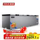 妮雪冰柜商用家用冷柜卧式大容量全冷冻柜展示柜冷冻冷藏大冰柜 2288铜管双机智能长3000x960x840mm