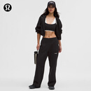 lululemon丨Loungeful女士经典剪裁高腰运动裤*亚洲版型 LW5ID5A 黑色 S