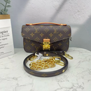 【二手95新】老花邮差包单肩包金扣链条单肩斜挎包 二手女士包袋 箱包回收 97新 小邮差 尺寸：21.5*6*13.5cm