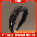 卡玛伦（KAMALUN）2025发卡气质轻奢感头箍女百搭设计感精致显脸小发箍压发洗脸发饰 气质头箍+礼盒