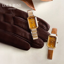 LOLA ROSE罗拉玫瑰新款虎眼石方糖女士手表女节日礼物送女友生日礼物