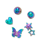 卡骆驰（CROCS）2026春季新款质感炫彩五件套智必星鞋花鞋配件装饰 质感炫彩五件套