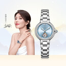 飞亚达（FIYTA）高圆圆同款“柿柿如意”宋瓷款镂空盘面机械女表 生日节日礼物女