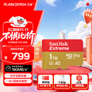 闪迪（SanDisk）1TB TF(MicroSD)内存卡 4K极速金卡A2 V30 U3行车记录仪 运动相机无人机 监控存储卡 读190MB/s