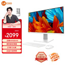联想来酷 Lecoo一体台式机电脑27英寸(N100 16G内存 512GB SSD 无线键鼠 正版Win11) 白