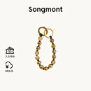 Songmont山下有松无事珠新中式包包挂件设计师款精致复古手链配饰 玉石/合金 现货