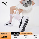 彪马（PUMA）【小白鞋】增高厚底网球风板鞋女复古休闲鞋 SKYE 374764 白-黑色-02 38