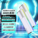 阿斯加特（Asgard）32GB(16GBx2) DDR5 6000 台式机内存条 女武神·瓦尔基里II代 RGB灯条 海力士A-die CL28 极地白