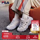 FILA 杨幂同款|斐乐官方女鞋MUFFIN2025冬新款松饼鞋时尚摩登休闲鞋 微白-WW 37.5