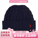RALPH LAUREN新年礼物标识羊毛绒线帽男款海军蓝 海军蓝 OS