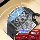 布加迪（BONEST GATTI）手表男士自动机械表德国新款水晶壳夜光腕表生日礼物送男友9920