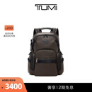 TUMIAlpha Bravo 男士商务质感日常通勤双肩包电脑包 深棕色
