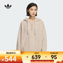 阿迪达斯 （adidas）Originals三叶草2025年女子HOODY SWEATER针织运动连帽衫 KS5968 M