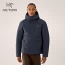 ARC'TERYX始祖鸟 THERME DOWN JACKET 保暖 男子 羽绒夹克 BLACK SAPPHIRE/蓝黑色 M