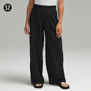 lululemon丨Swift Wide-Leg 女士中腰阔腿裤 速干 芯吸  LW5FTHA 黑色 M