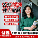 巧辅导初高中小学线上一对一教学网课在线直播家教数学物理英语文生物地理历史专职老师答疑解惑考试提分学习技巧 小初高全科【60分钟正课试听】 一对一线上辅导