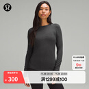 lululemon丨Hold Tight 女士紧身剪裁长袖 T 恤 透气 LW3HG0S 杂色黑 XS /4