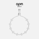 APM Monaco闪耀可调节四叶草手链情侣银饰时尚饰品礼物送女友
