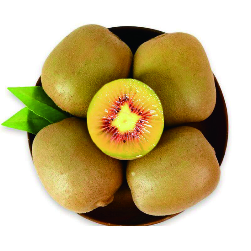 树上熟东红红心猕猴桃小果4粒300g(单果70g)