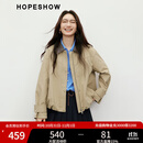 红袖炸街卡其风衣2025秋季新款女装MIU系风翻领休闲气质显瘦短外套 卡其038 M