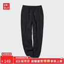 优衣库【惊喜价】女装HEATTECH仿羊羔绒运动裤470135 470135/09黑色 L /160/70A